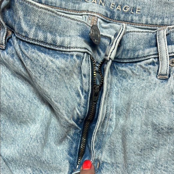 American Eagle Outfitters Blue Straight Jeans Classic Fit - Picture 4 of 12